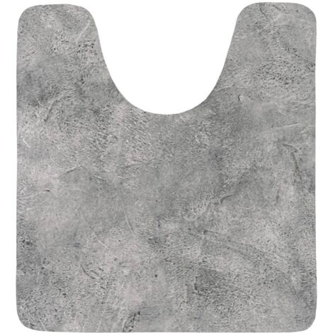 Weiche absorbierende wc-konturmatte 45x50cm - rohe natur - Tendance