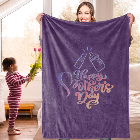Weiche, hypoallergene Polyester-Fleecedecke – Geschenkidee zum Erntedankfest – 80 x 100 cm