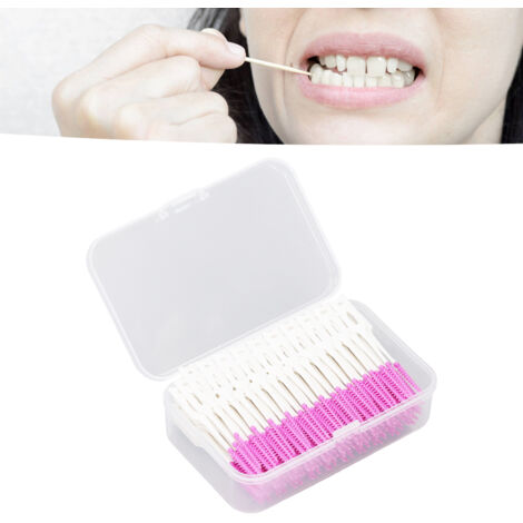Weiche Silikon-Interdentalbürsten – 200er-Packung – Aufbewahrungsetui für optimale Mundhygiene