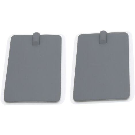 Weiche Silikon-Physiotherapie-Elektroden, 7 x 11 cm große Klebepflaster für Elektrostimulatoren, 2er-Packung