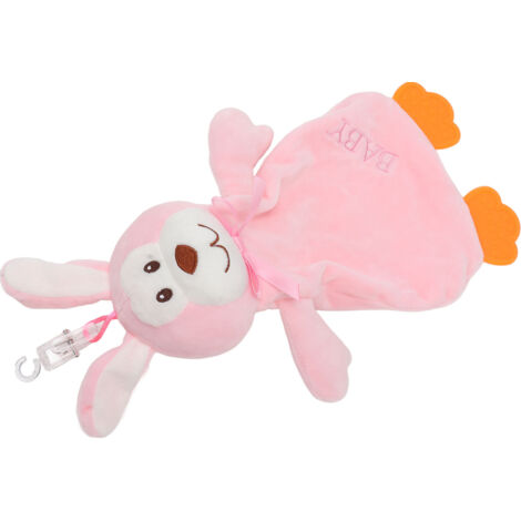 Weiche und farbenfrohe Babydecke für Säuglinge ab 3 Monaten – Vielseitige Kuscheldecke mit rosa Hasenmuster – Ideal für Sicherheit und Wohlbefinden