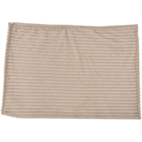 Weiche und leichte Fleecedecke, atmungsaktiv und warm, elegantes und schlichtes Design, khakifarben