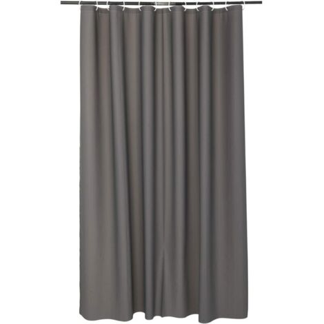 Weiches Innenfutter, Duschvorhang (180 x 180 cm) Vitamin Anthrazit, PEVA