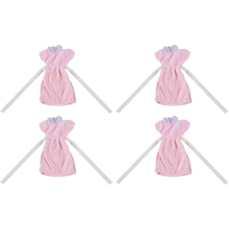 Weiches Kinderhandtuch aus superfeiner Faser – Korallenrosa Küchenschwamm