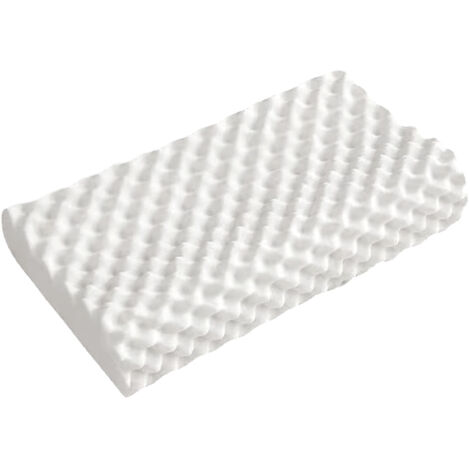 Weiches Latex-Nackenkissen für Erwachsene – für Rücken-, Bauch- und Seitenschläfer – 55 x 35 cm