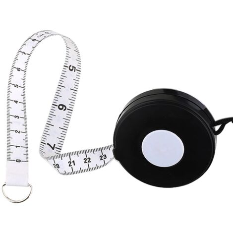 Weiches Maßband, doppelseitiges Maßband zum Nähen, Bekleidungsherstellung, Gewichtsverlust, Taillenmessung, einziehbares Lineal 205 cm/80 Zoll