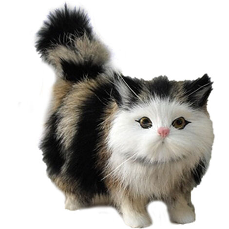 Weiches und flauschiges Katzenplüschtier – Weihnachts- oder Geburtstagsgeschenk