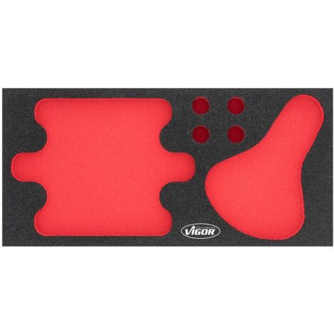 Weichschaumeinlage ∙ leer ∙ V7267-L ∙ L x B x H: 393 mm x 282 mm x 35 mm