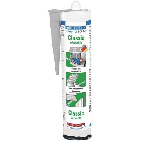 WEICON 10010026 (13305310) Flex 310 M Classic grau, 310 ml