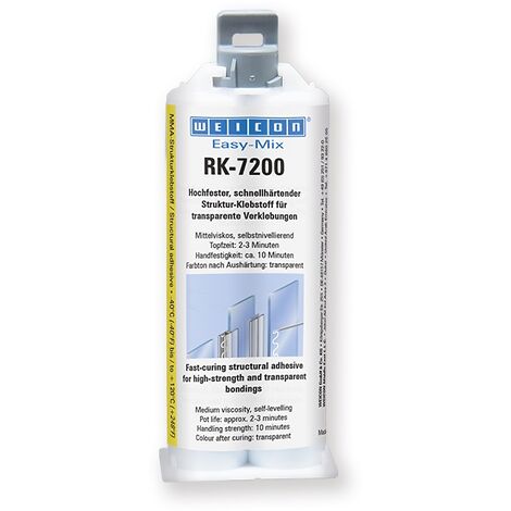 WEICON 10034573 (10564050) RK-7200    50 g Easy-Mix-System, Transp