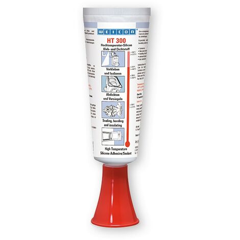 WEICON Silikon HT 300, 85 ml, rot, 10005243