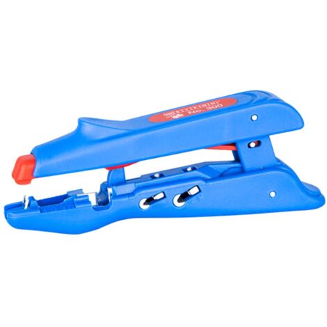 WEICON TOOLS Pelador y Engastador No. 300  Rango de trabajo 0,5 mm² a 6,0 mm²  Desaislar y engastar con una sola herramienta