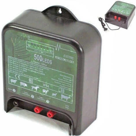 Weidezaungerät 230V Elektrozaungerät LED Weidegerät Elektro Weide Zaun 56393