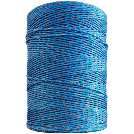Weidezaunlitze Premium - blau/orange - 400 m, 9 Leiter