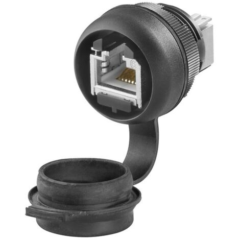 Weidmüller 1018790000 Sensor-/Aktor-Einbausteckverbinder  RJ45 Geräteflansch  Polzahl Sensoren: 8P8C