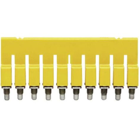 Weidmüller 1054460000-1 Connettore trasversale Adatto per (dettagli): WDU 2,5, WKL 2,5 Giallo 1 pz.