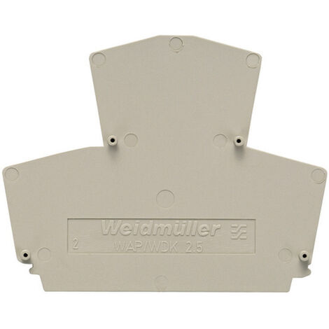 Weidmüller 1059100000-1 Abschlussplatte Passend für (Details): WDK 2.5 Grau 1 St.
