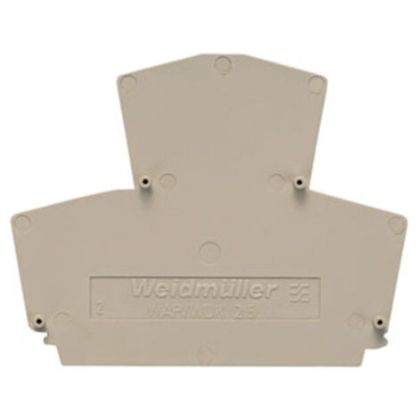 Weidmüller 1059100000-20 Abschlussplatte   20 St.