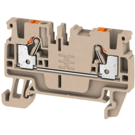 Weidmüller 1521850000 Durchgangsklemme 5.1 mm Zugfeder  Grau 100 St.