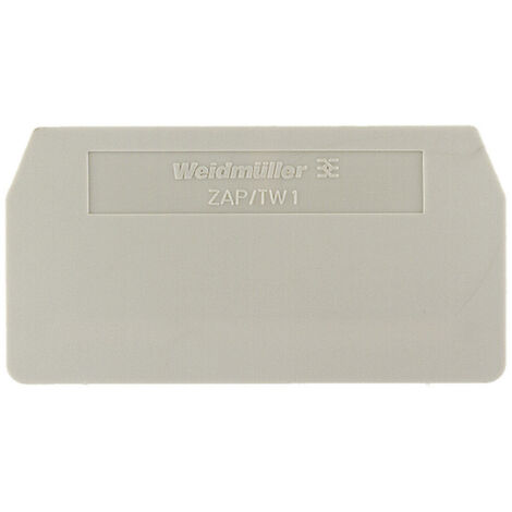 Weidmüller 1608830000-1 Abschlussplatte Passend für (Details): ZDU, ZPE 4/4 AN Beige 1 St.