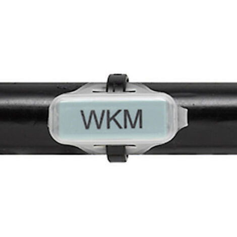 Weidmüller 1610700000-1 WKM 18/43 Leitermarkierer  Beschriftungsfläche: 18 x 40 mm Transparent  1 St