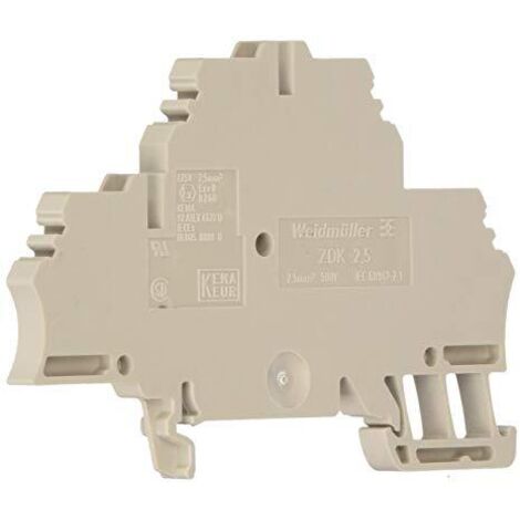 Weidmüller 1674300000-1 Morsetto a più piani A molla Beige scuro 1 pz.