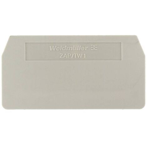 Weidmüller 1674730000-1 Piastra terminale Adatto per (dettagli): ZDK 2,5/1,5… Beige 1 pz.