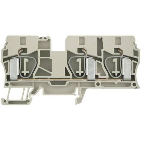 Weidmüller 1767690000-1 Morsetto passante componibile A molla Beige scuro 1 pz.