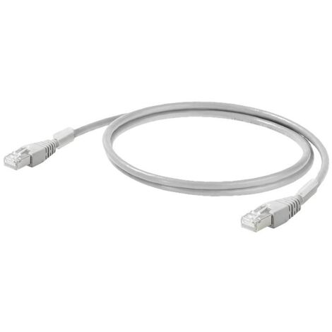 Weidmüller 2661950040 RJ45 Câble réseau, câble patch CAT 6a S/FTP 0.40 m gris 1 pc(s) S262752
