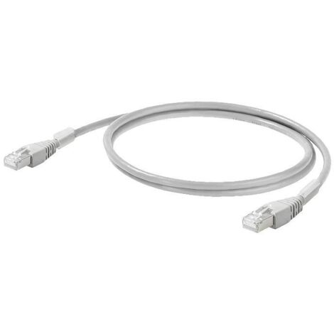 Weidmüller 2661950080 RJ45 Câble réseau, câble patch CAT 6a S/FTP 0.80 m gris 1 pc(s) S262782