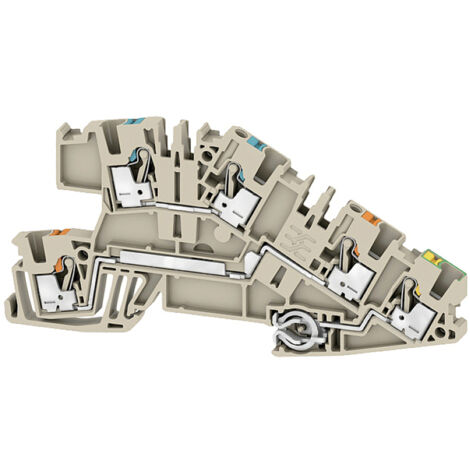 Weidmüller 2668940000 Installationsetagenklemme  Steckanschluss  Beige 50 St.