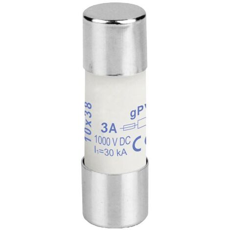Weidmüller 2783180000 FUSE 10X38 3A 1000 VDC GPV Micro-fusible (Ø x L) 10.3 mm x 38 mm 3 A 1000 V/DC