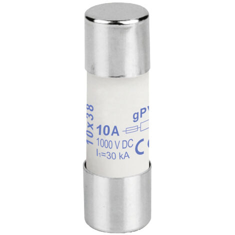 Weidmüller 2783230000 FUSE 10X38 10A 1000 VDC GPV Feinsicherung (Ø x L) 10.3 mm x 38 mm 10 A 1000 V/