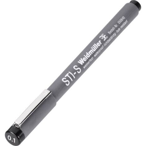 Weidmüller 508401694-1 Matita usa e getta Adatto per (dettagli): Indicatore per cavo Nero 1 pz.