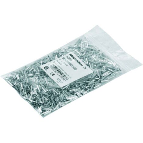 Weidmüller 9004060000 Capocorda 1.5 mm² Non isolato Metallo 1000 pz.