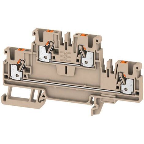 Weidmüller A2T 2.5 bornier beige acier trempé