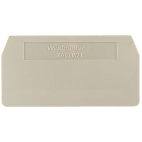 Weidmüller Abschlußplatte 59,5x2x30,5mm ZAP/TW 1