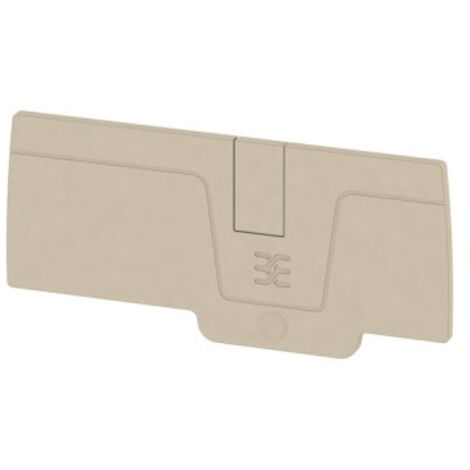 Weidmüller Abschlussplatte beige AEP 2C 6
