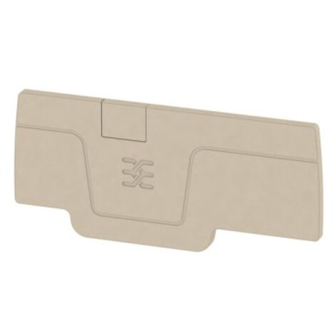 Weidmüller Abschlussplatte beige AEP 3C 2.5