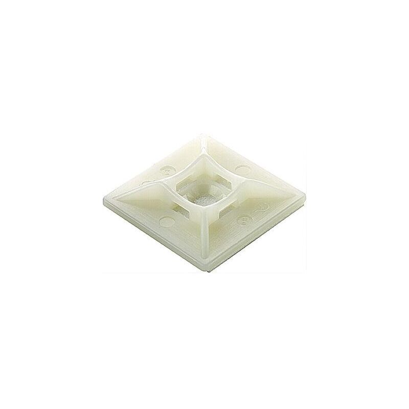 Embase adhésive weidmüller cbh 27/27 natur 1289400000 (l x l) 27 mm x 27 mm 100 pc(s)