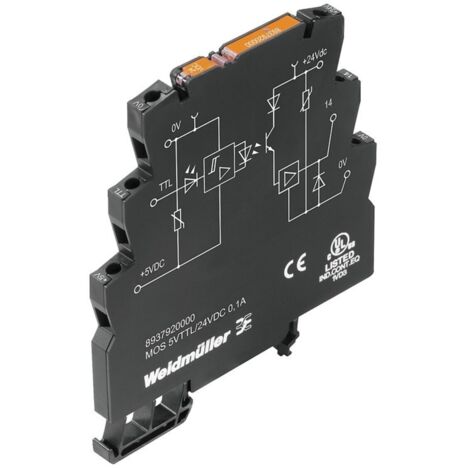 Weidmüller Halbleiterrelais 8937920000 0.1 A Schaltspannung (max.): 24 V/DC  1 St.
