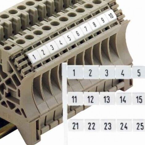 Weidmüller Klemmenmarkierer dekafix ws DEK 6 FW 51-100 50 Stk