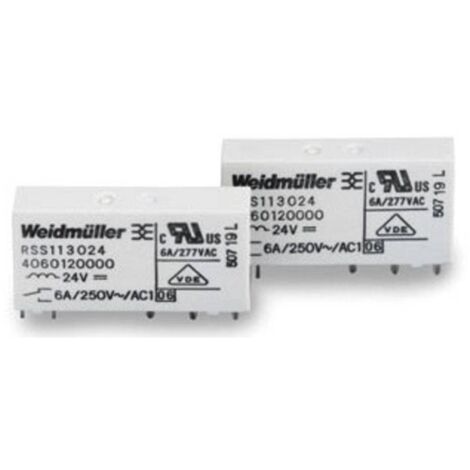 Weidmüller RSS113005 05Vdc-Rel1U Relè ad innesto 5 V/DC 6 A 1 scambio 1 pz.