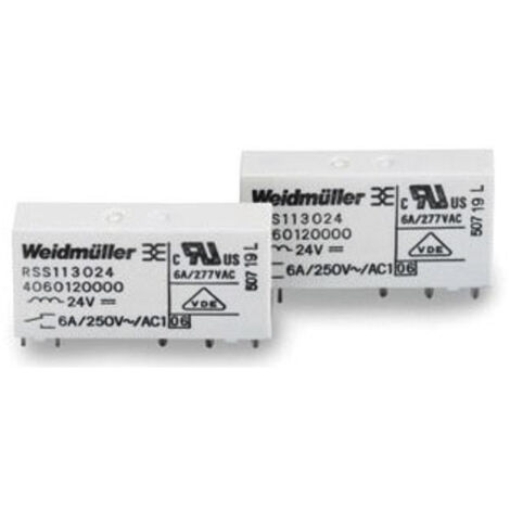 Weidmüller RSS113005 05Vdc-Rel1U Steckrelais 5 V/DC 6 A 1 Wechsler 1 St.