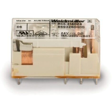 Weidmüller Schaltrelais 1W, 12,7x15,7x29mm, RCL314024
