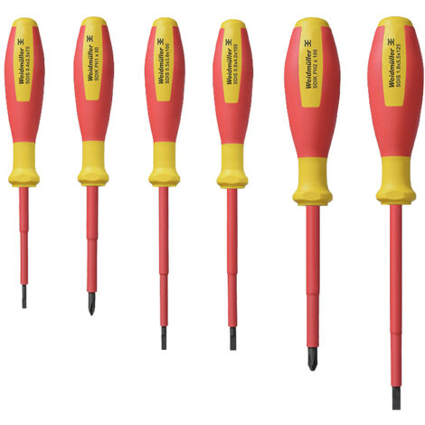 Weidmüller SDI SET S2.5-5.5/PH1/2 VDE Schraubendreher-Set  Schlitz, Kreuzschlitz Phillips