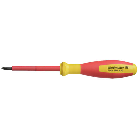 Weidmüller SDIK PH1 X 80 2749890000  Kreuzschlitz-Schraubendreher 1 Klingenlänge: 80 mm