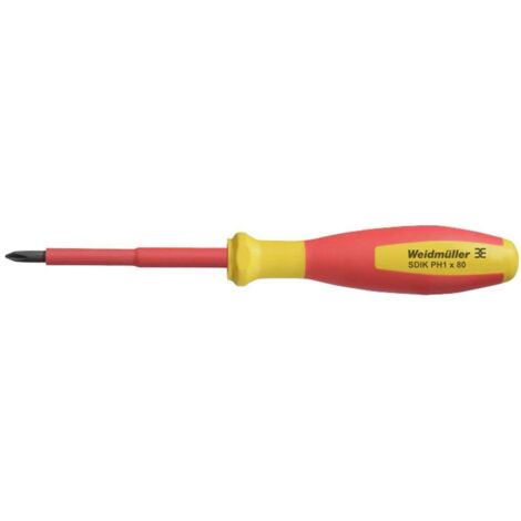 WEIDMÜLLER SDIK PH1 X 80 2749890000 TOURNEVIS CRUCIFORME 1 LONGUEUR DE LA LAME: 80 MM