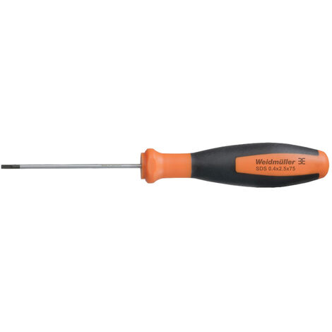 Weidmüller SDS 0.4X2.5X75 Schlitz-Schraubendreher Klingenbreite: 2.5 mm Klingenlänge: 75 mm