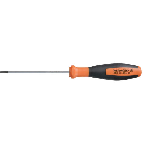 Weidmüller SDS 0.6X3.5X100  Schlitz-Schraubendreher Klingenbreite: 3.5 mm Klingenlänge: 100 mm